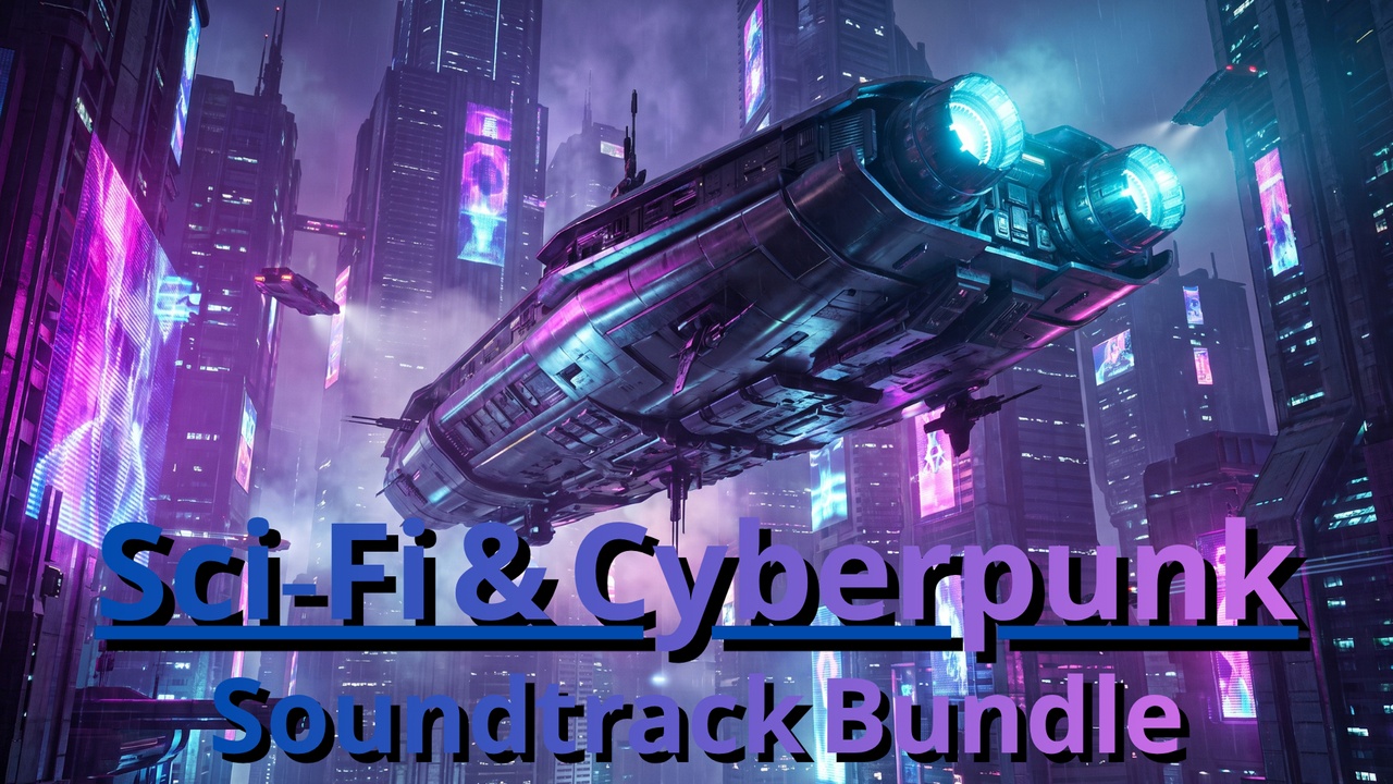 Media 1 for listing Sci-Fi & Cyberpunk Soundtrack Bundle