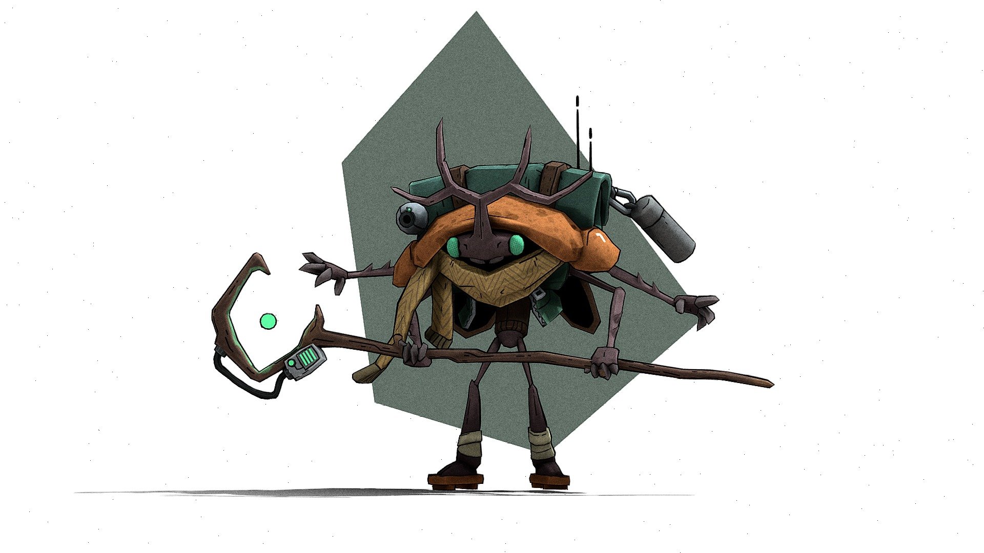 Beetle Mage (rigged character) | Fab