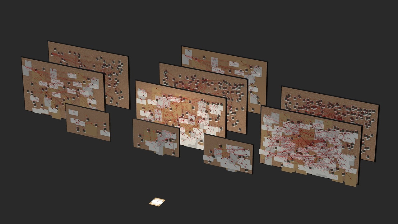Media 1 for listing Conspiracy Boards + Geometry Node System