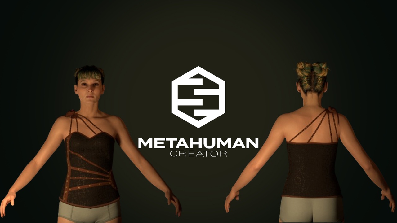 Media 1 for listing Corset  Metahuman Wardrobe cloth
