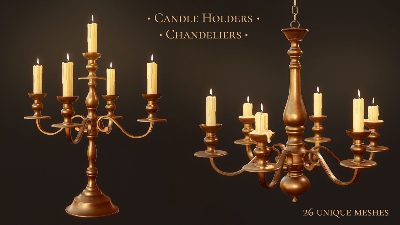Media 1 for listing Candles, Candlesticks and Chandeliers