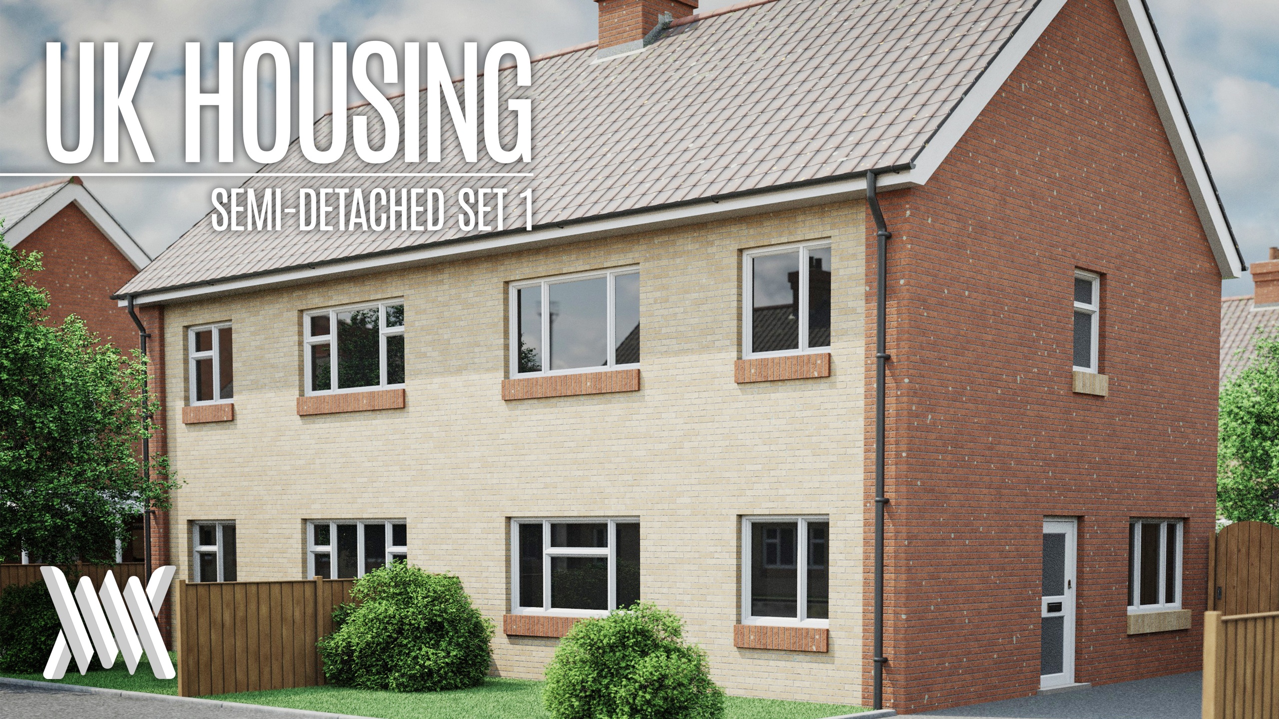 Media 1 for listing UK Housing - Semi-detached Set 1