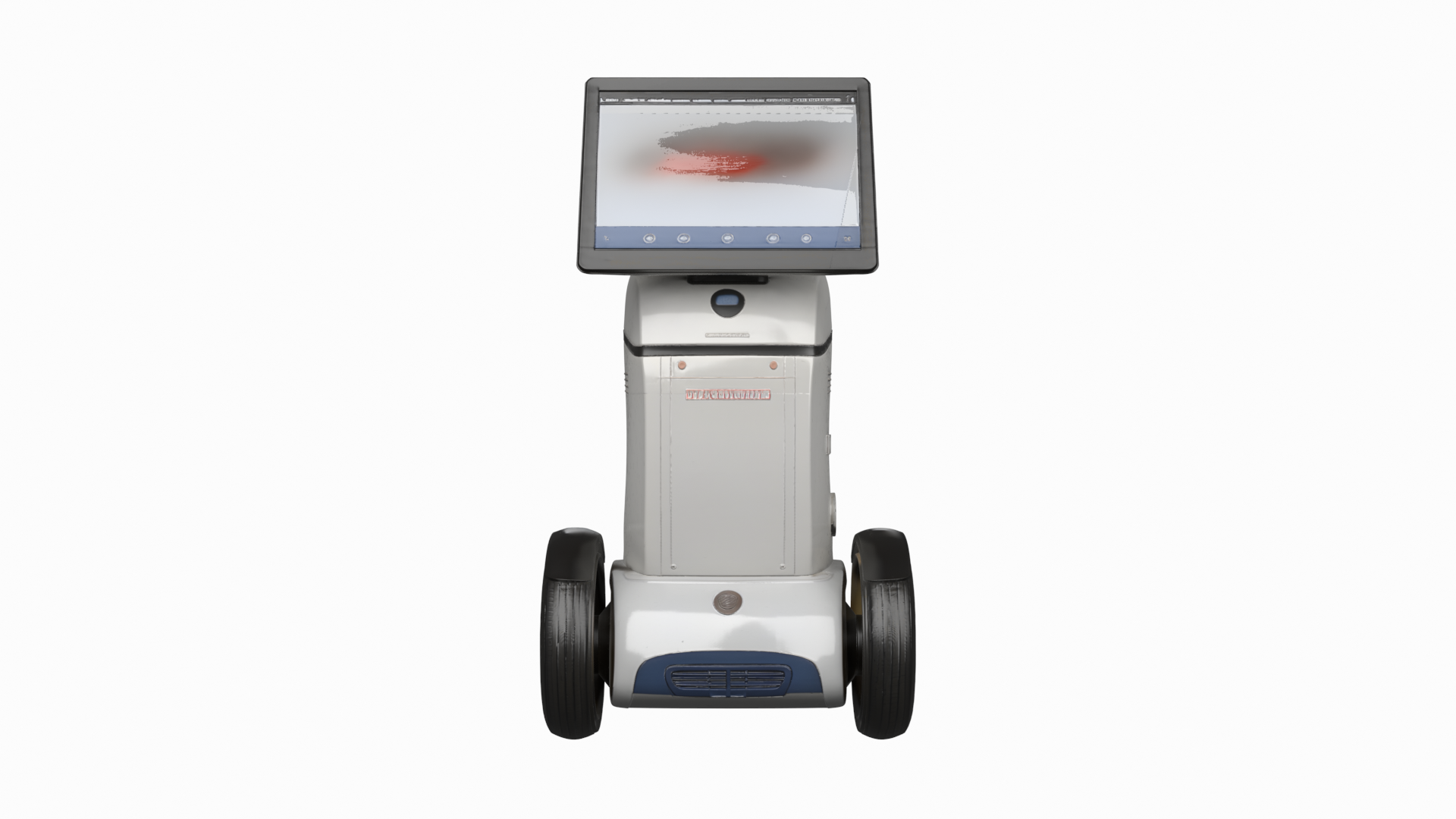 3D Futuristic Telemedicine Robot with Digital Screen Face and Camera ...