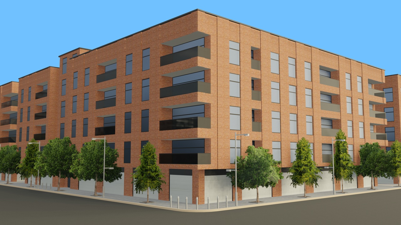 Media 1 for listing Apartment Complex - Low poly