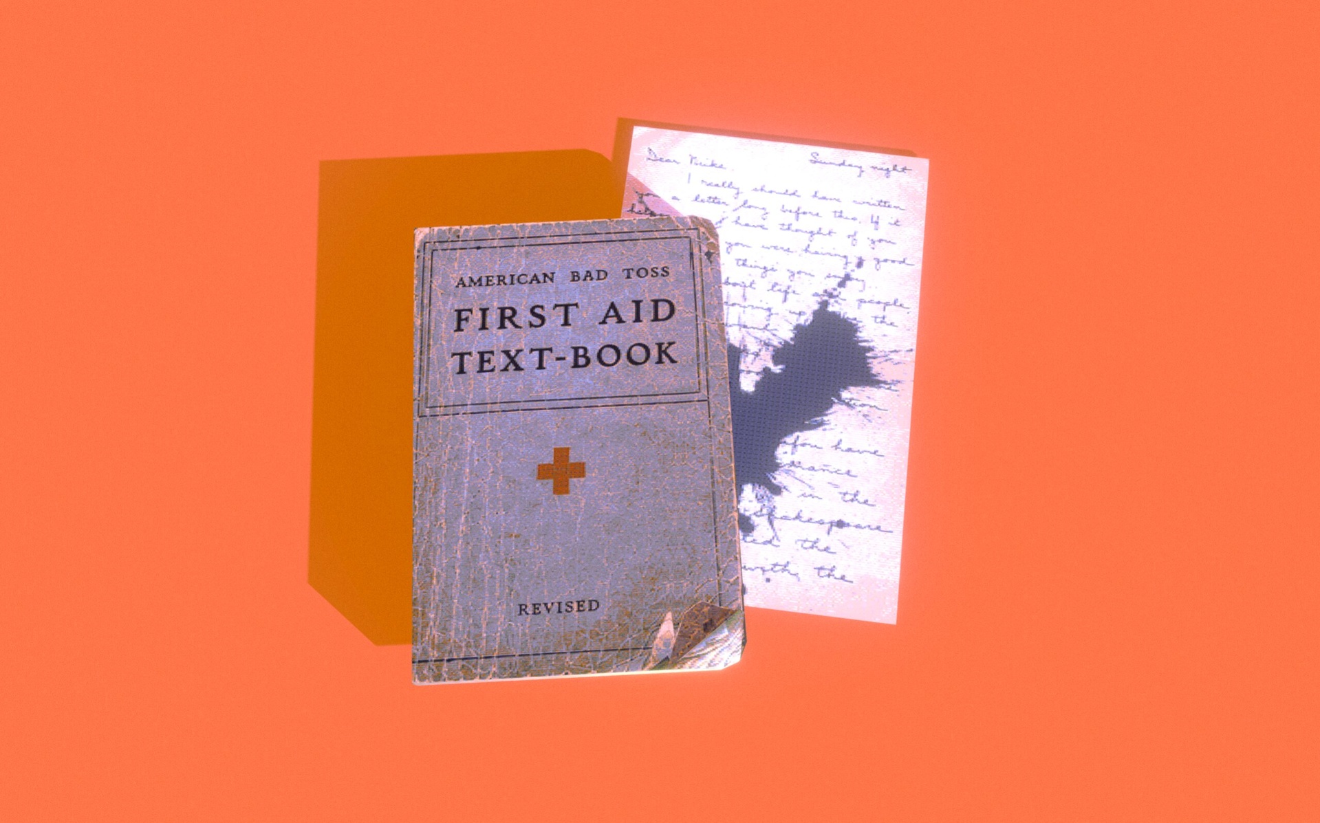 Media 1 for listing (PSX) - First Aid Textbook & Letter