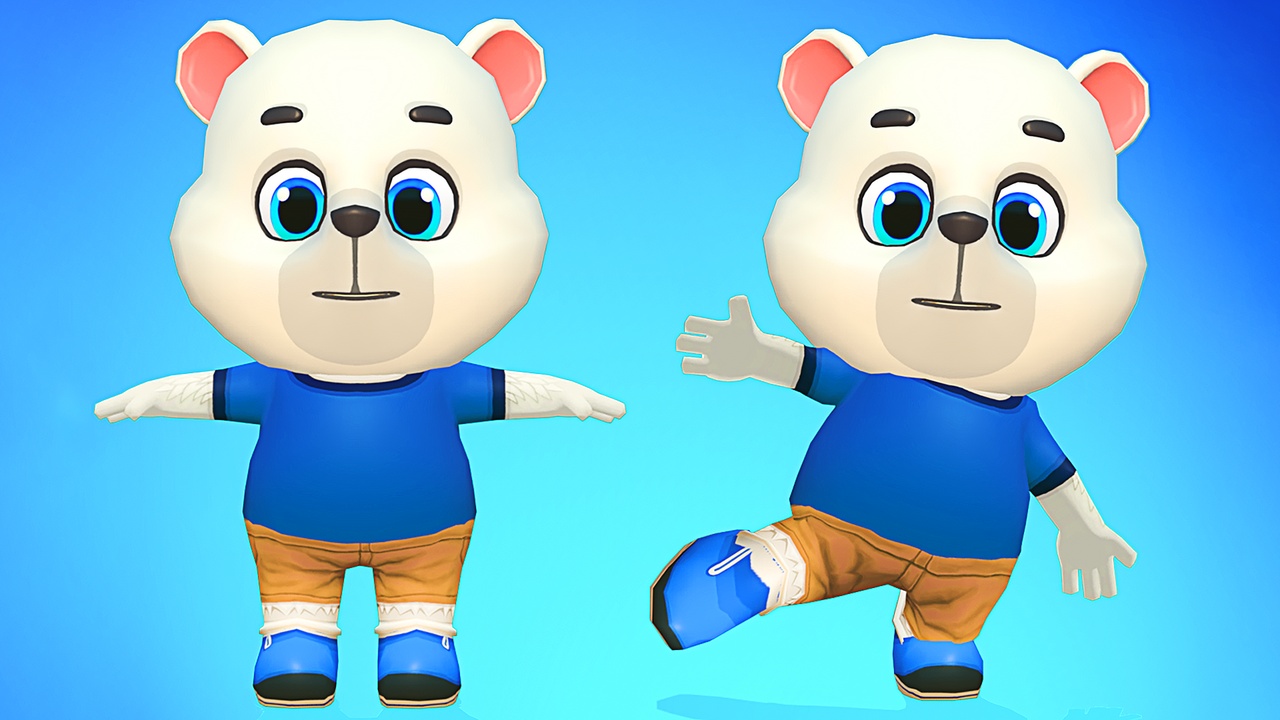 Media 1 for listing Polar Bear Animated Rigged