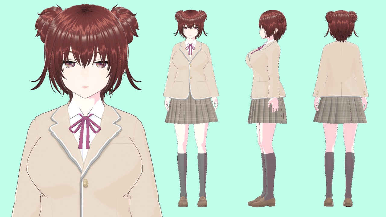Media 1 for listing Anime Student Chiyo - (Character Pack)