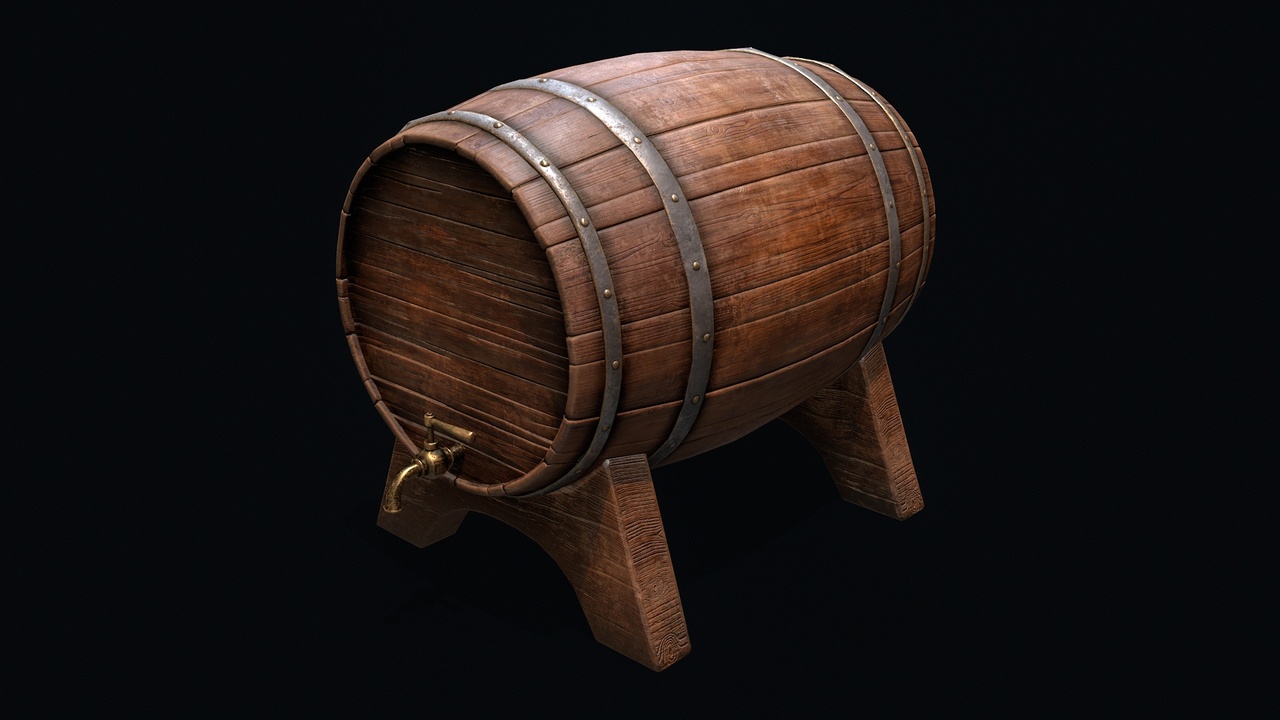Media 1 for listing Oak Barrel