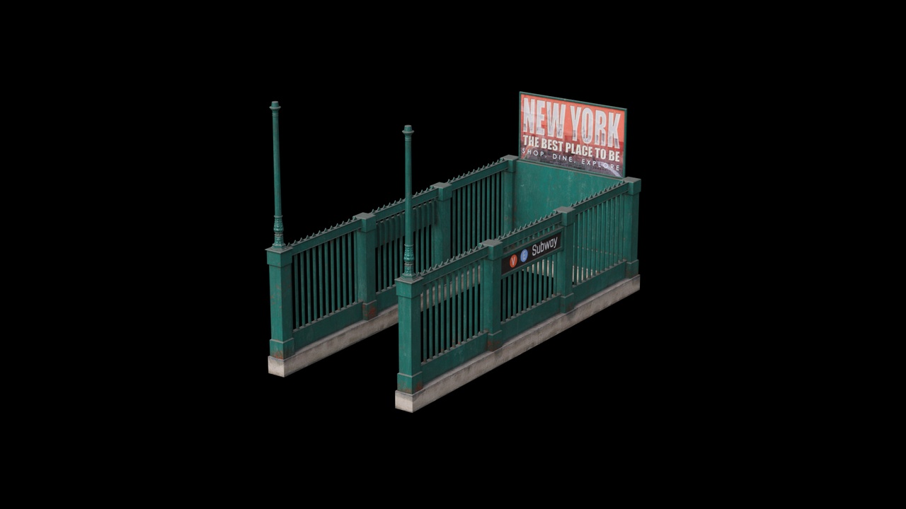 Media 1 for listing Subway Entrance Pack