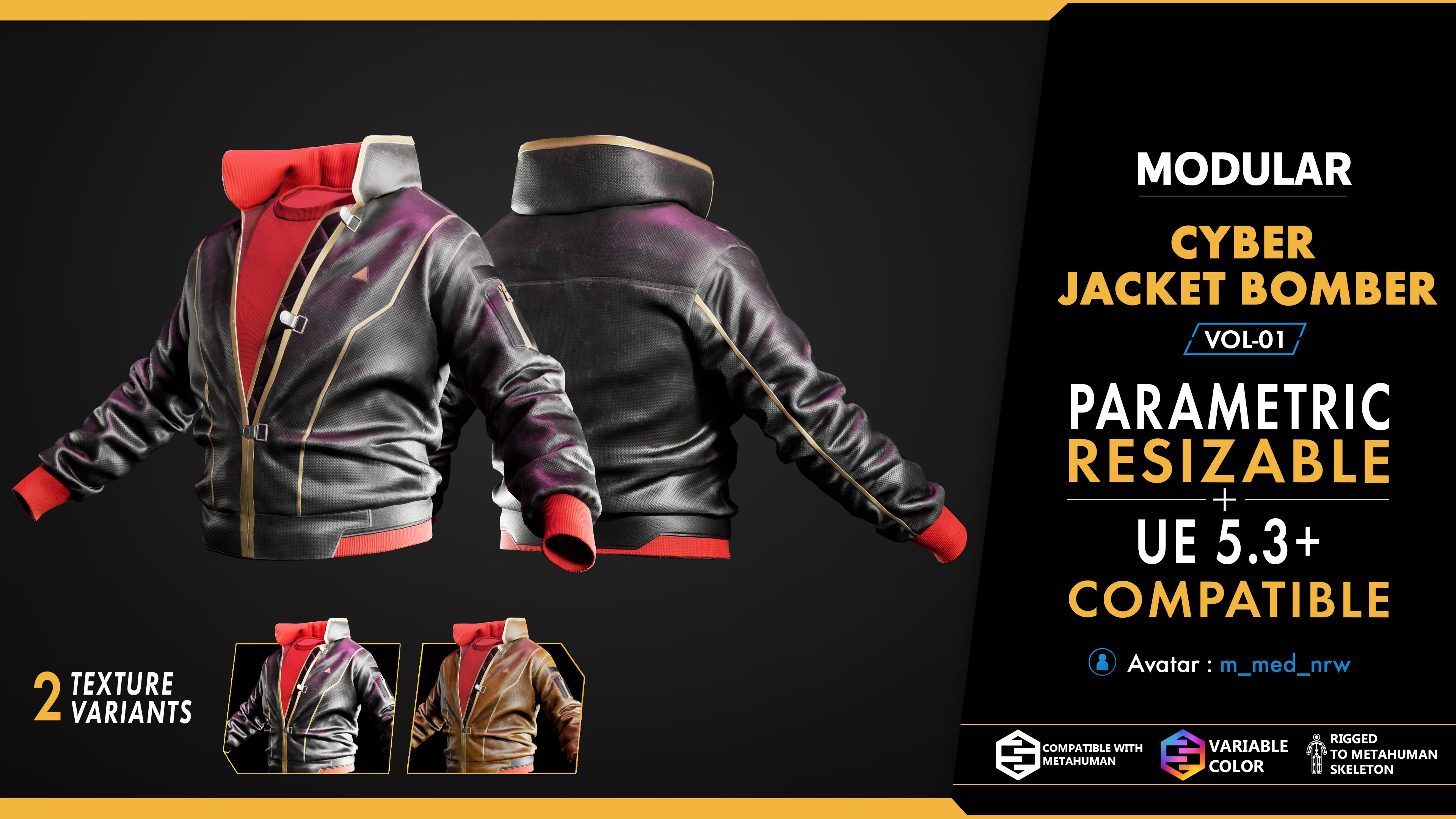 Modular Cyber Jacket Bombre | Fab