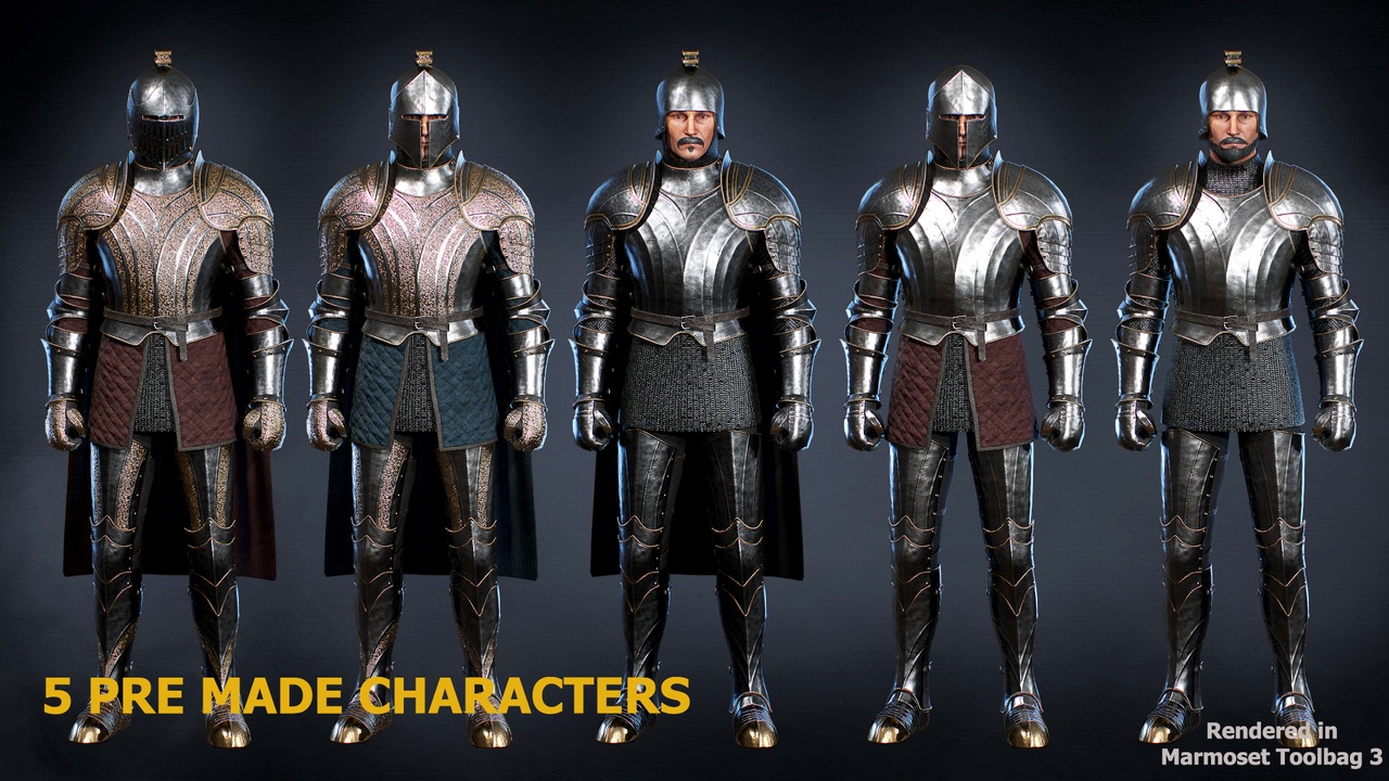 Media 1 for listing Fantasy Knight 04