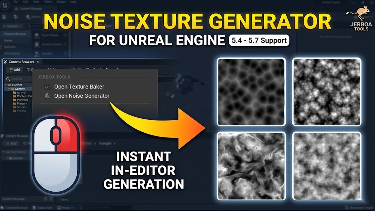 Media 1 for listing Noise Texture Generator - In-Editor Procedural Noise Tool