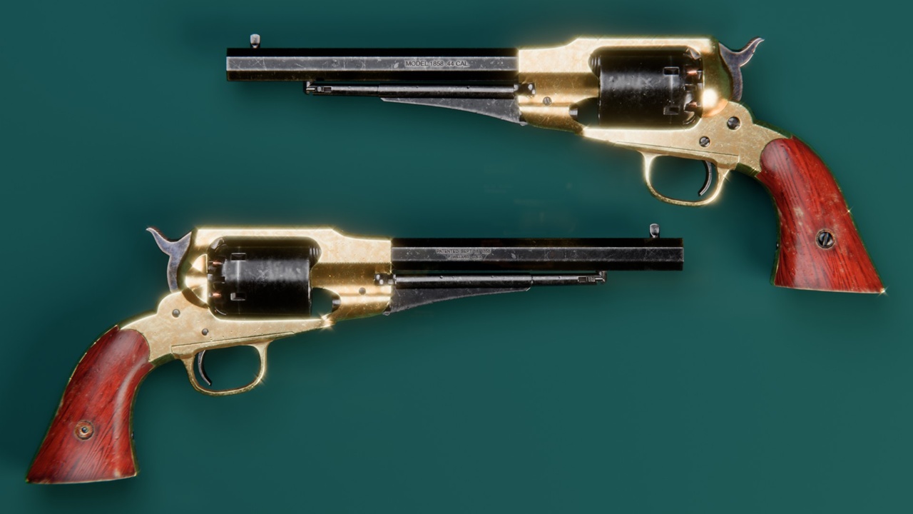 Media 1 for listing m1858 Percussion Revolver - Brass