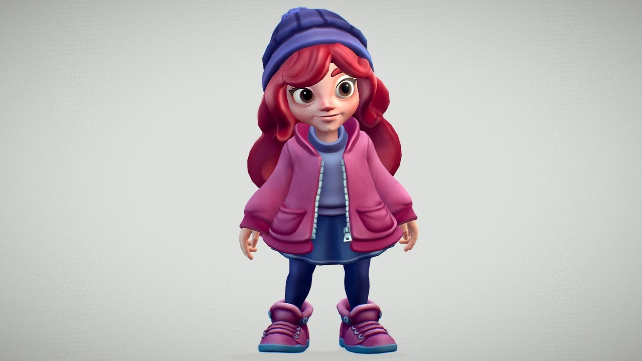 Media 1 for listing Adventurous Cartoon Girl!