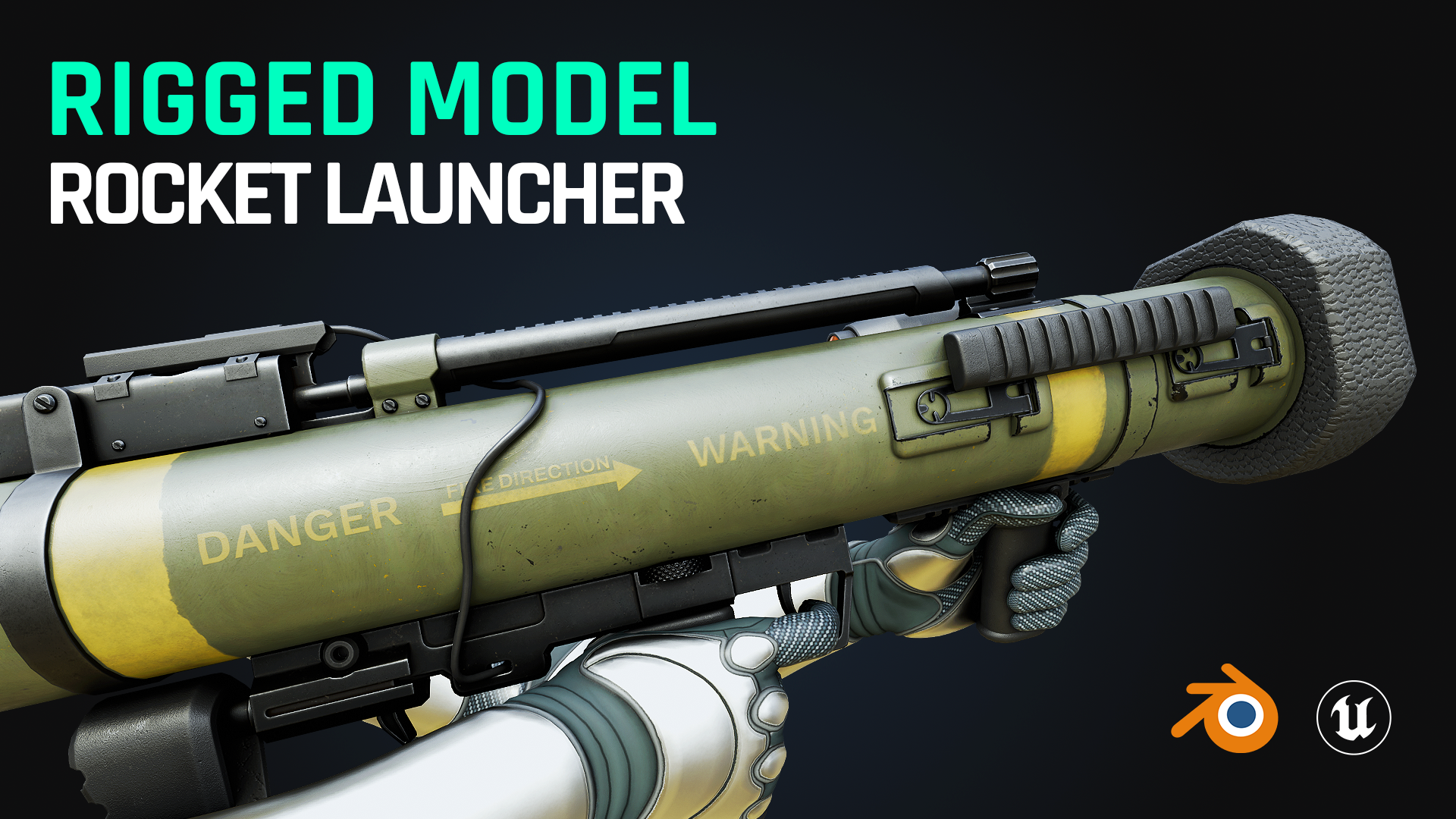 Modern Rocket Launcher – Rigged & Game Ready Model | Fab