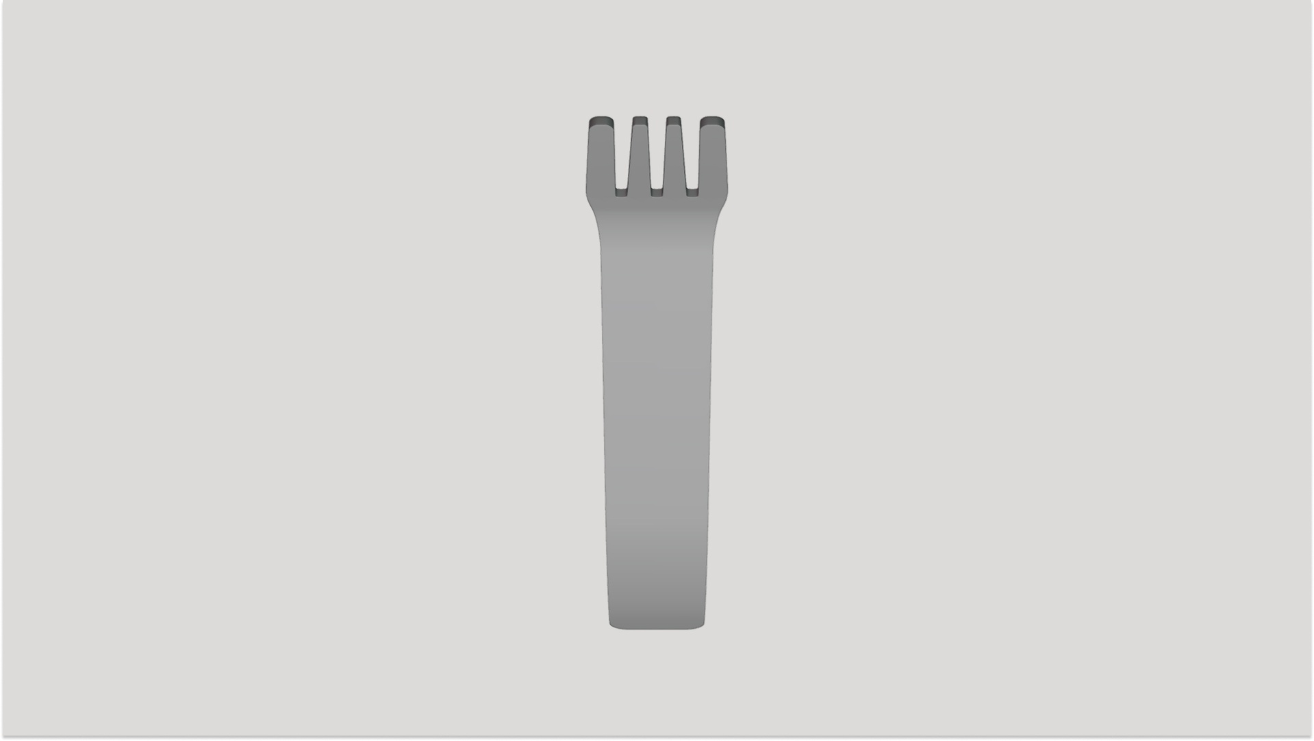 Fork - Geometry Only No Textures No Materials | Fab