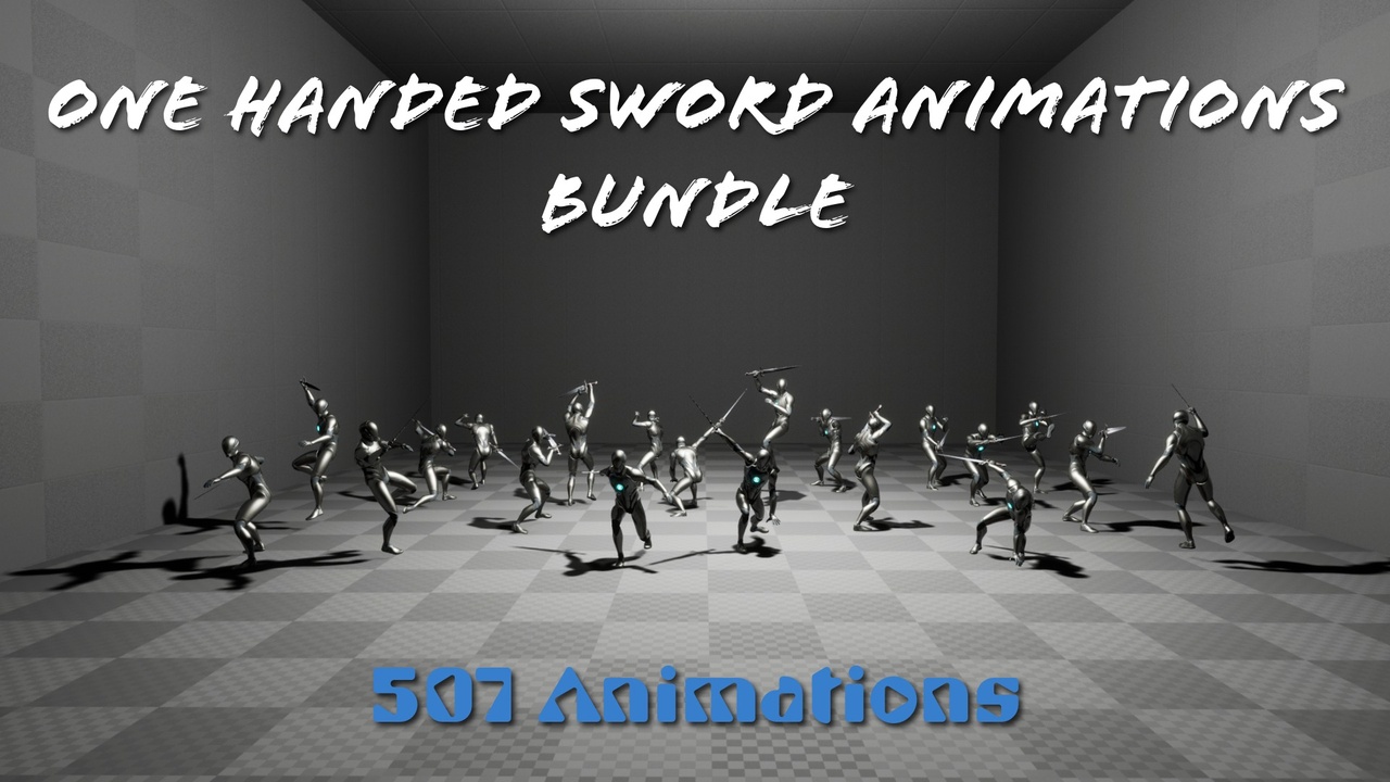Media 1 for listing One Handed Sword Animations Bundle