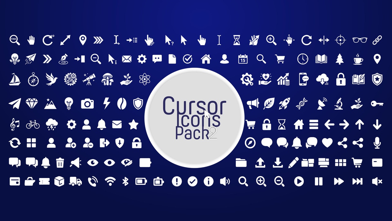 Media 1 for listing 2D Cursor Icons Pack Vol. 2
