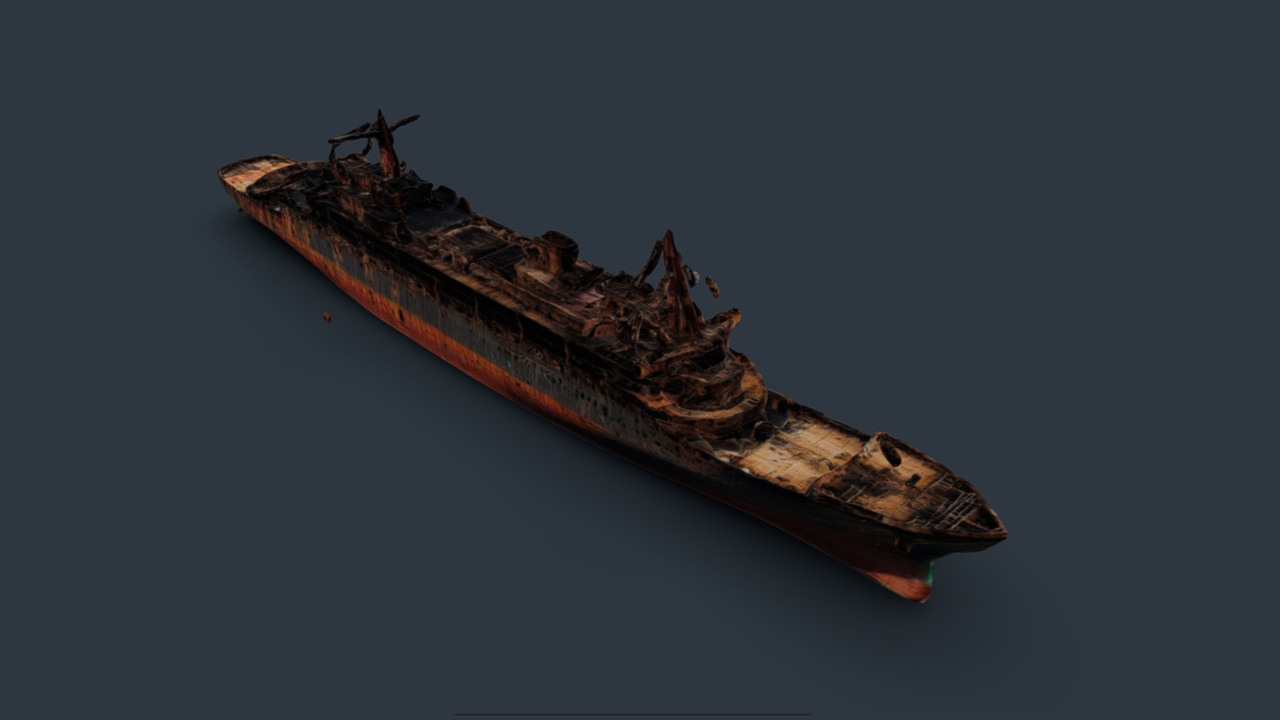 Media 1 for listing Cargo ship wreck 004