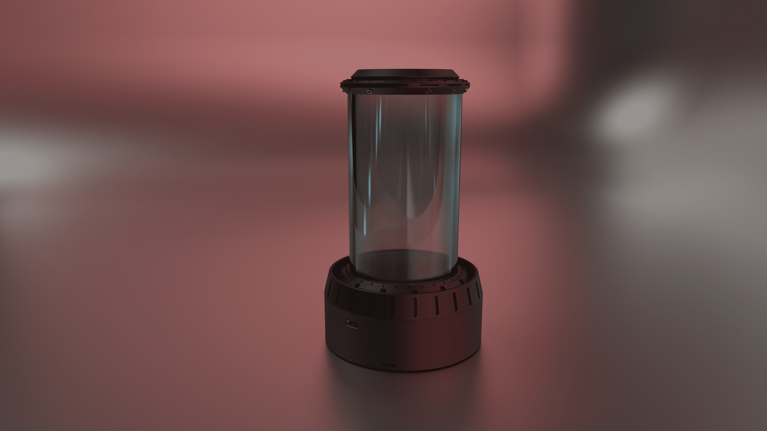 الوسائط 1 للقائمة Sci-Fi Pod Stasis Incubation Tank Containment High & Low Poly