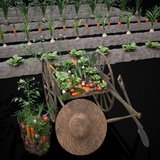 Crops and Wheelbarrow | Fab