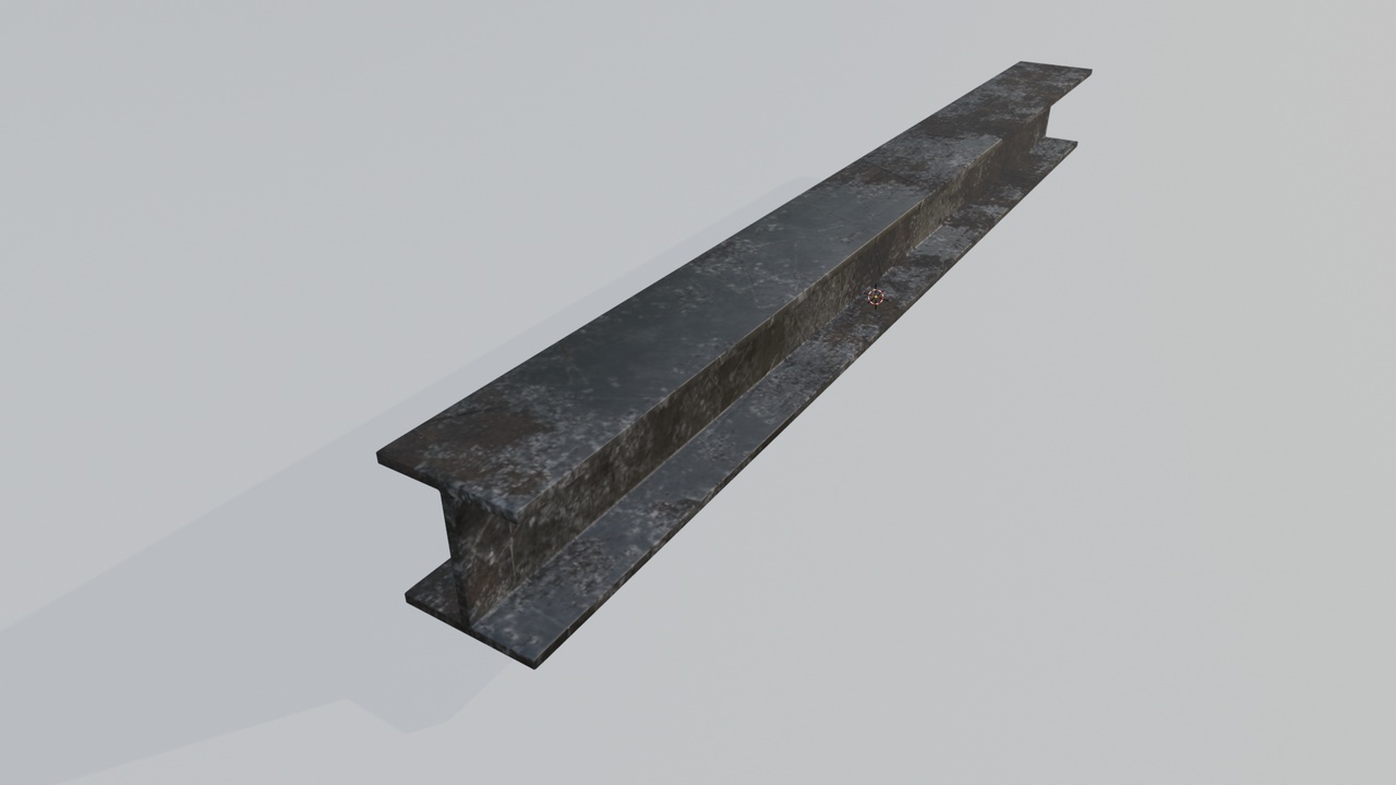 Media 1 for listing Heavy Steel Beam Construction Prop