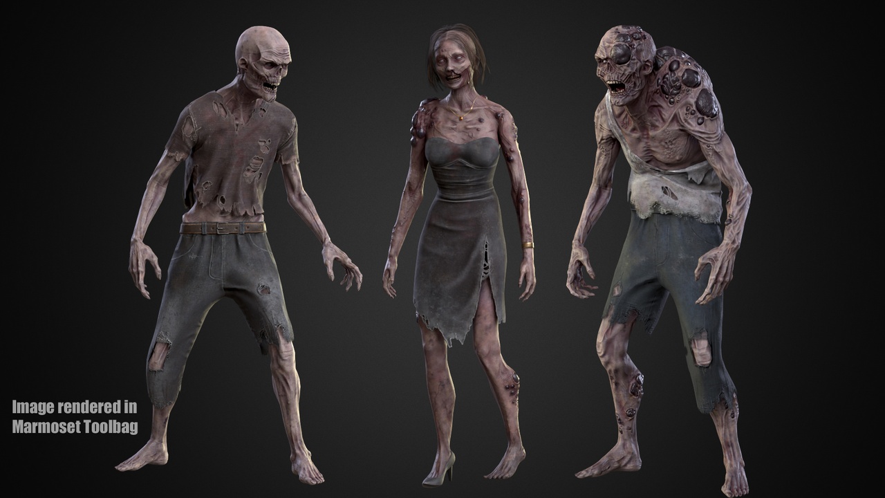 Media 1 for listing Infected Zombies Bundle