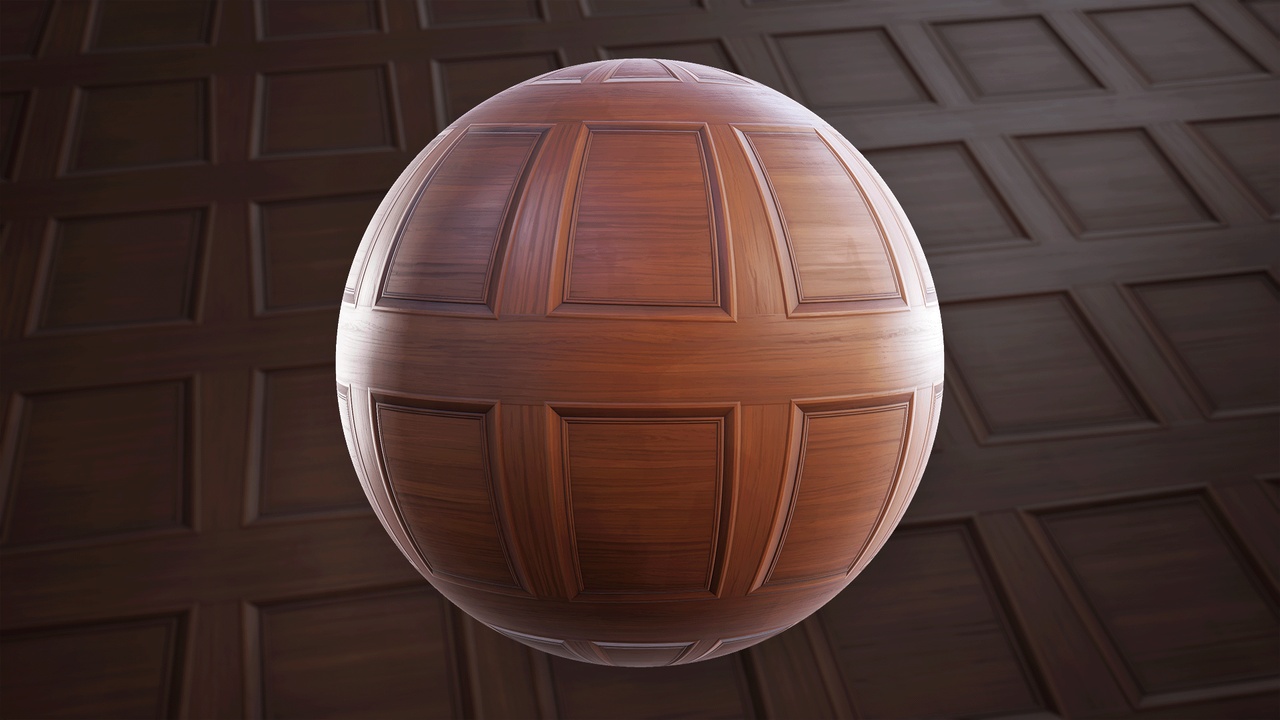 Media 1 for listing Stylized Wood Panels 01A - Material