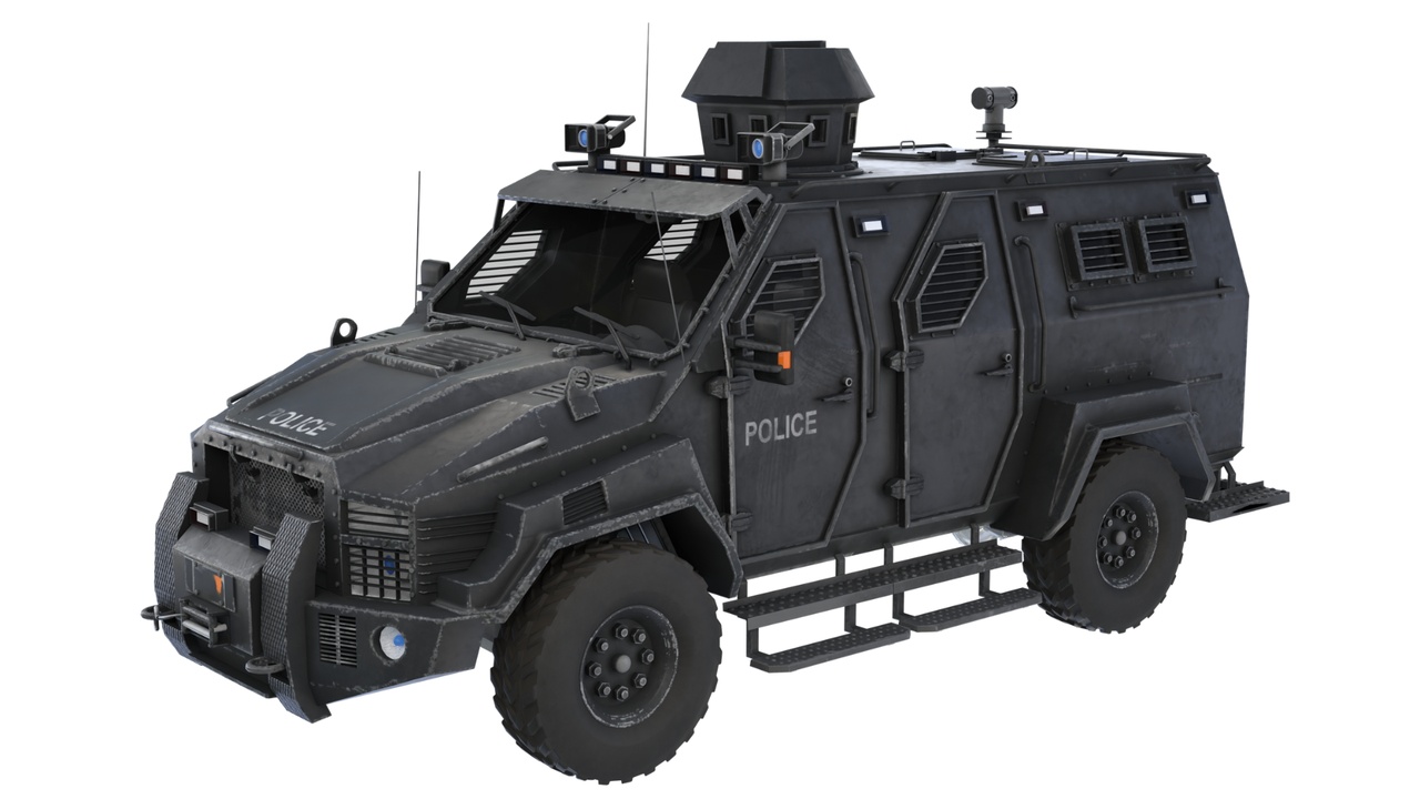 Media 1 for listing Armored Police Tactical Vehicle (3D Model)