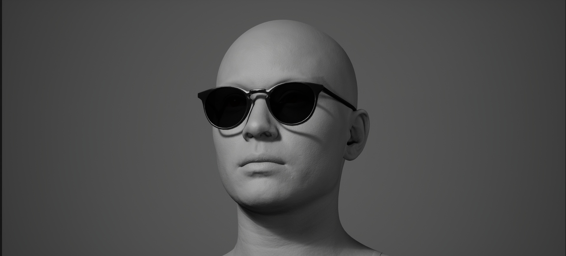 Media 1 for listing Round Sunglasses for MetaHuman – Parametric Wardrobe (MHPKG)