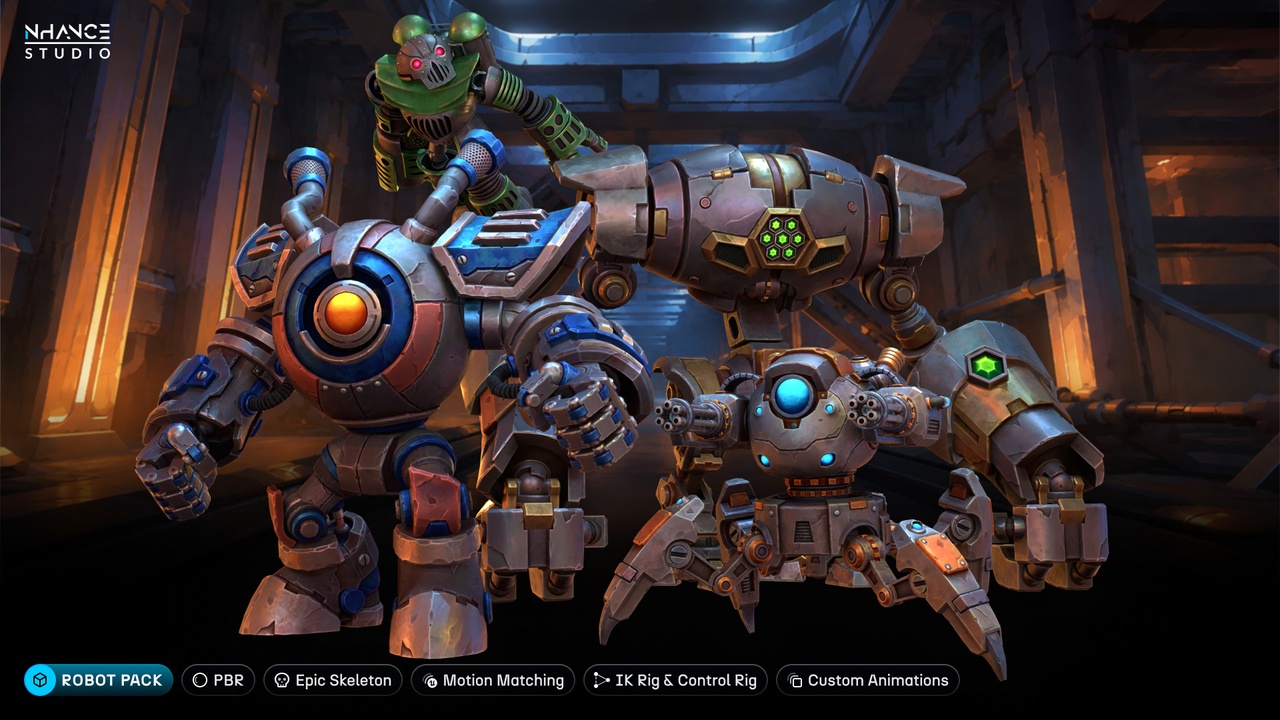 Media 1 for listing Stylized Robots Pack