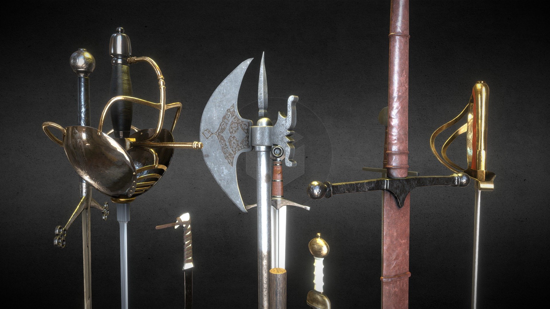 Swords and Weapons PACK | Fab