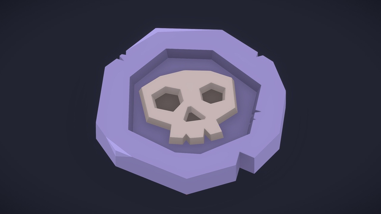 Media 1 for listing Stylized Pirate Coin