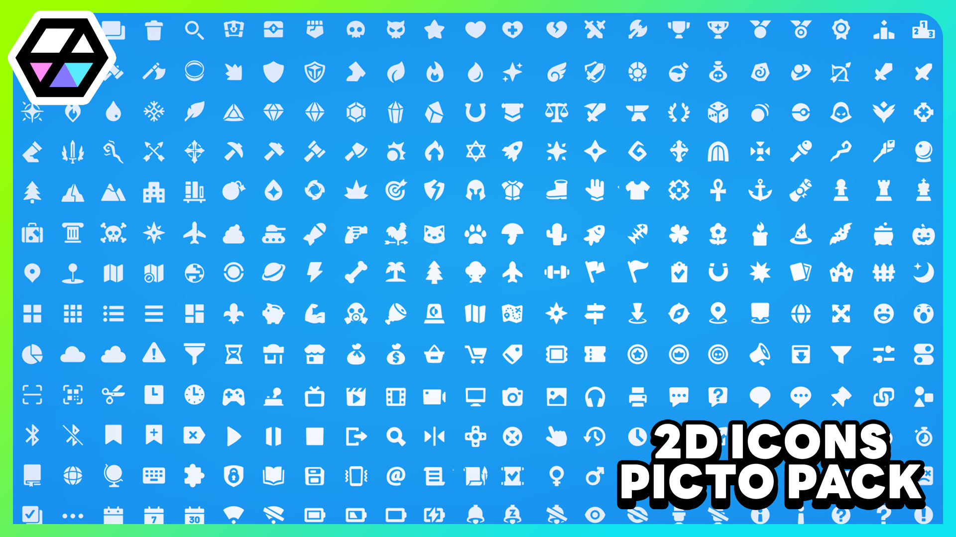 1600+ Picto Icon Pack | Fab