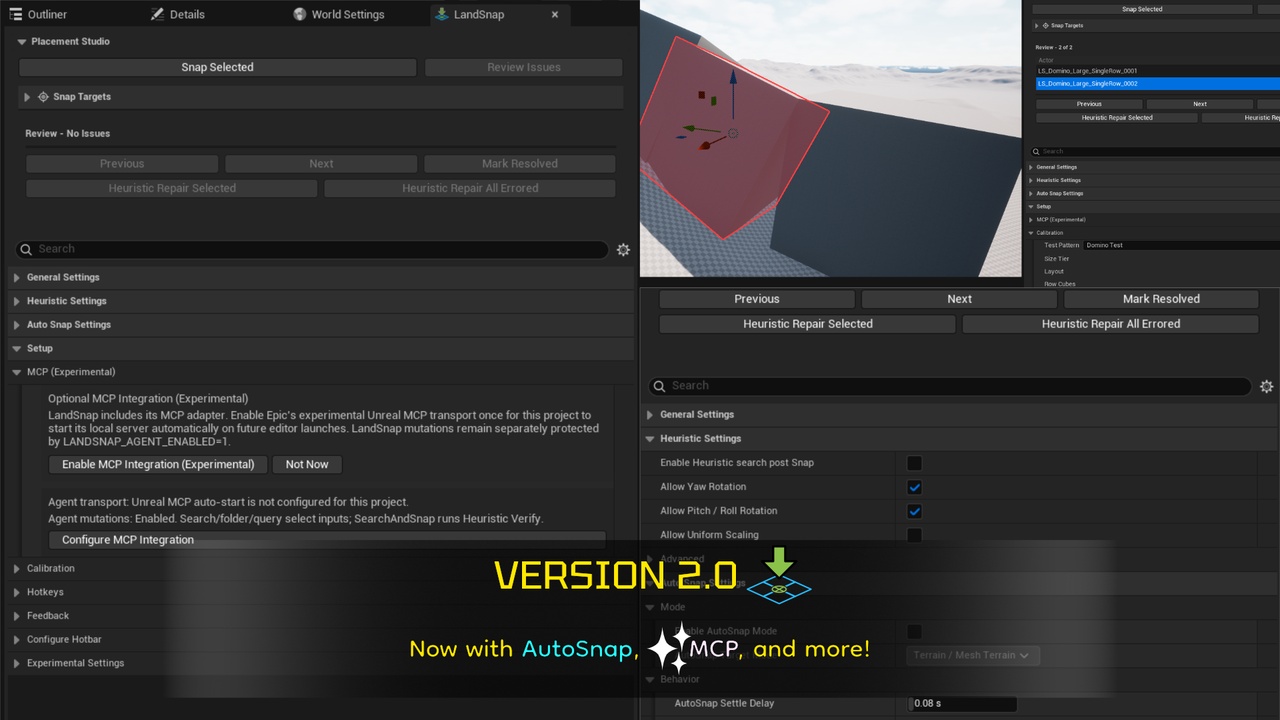 Media 1 for listing LandSnap – Actor Snapping to Landscapes and Tagged Surfaces