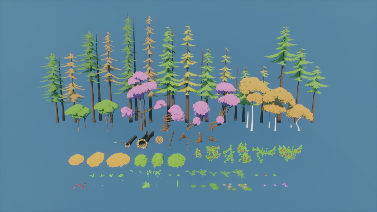 Media 1 for listing Stylized Foliage