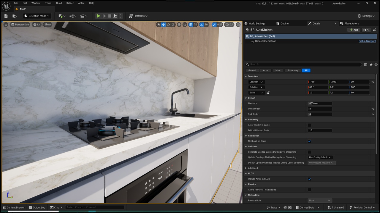 Modular Kitchen v1.0 Bulding (Procedural Kitchen Maker) | Fab