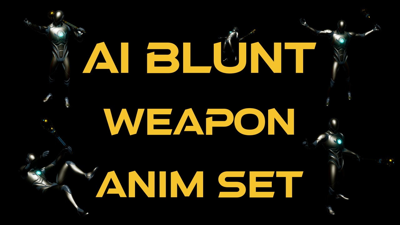Media 1 for listing AI Blunt Weapon Anim Set