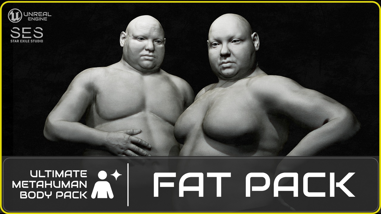 Media 1 for listing Ultimate Metahuman Body: Heavy ( Male & Female)