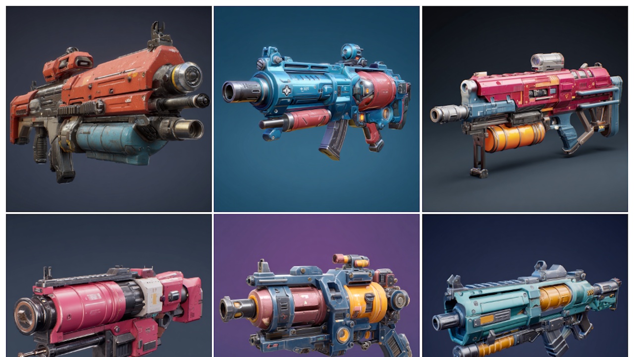 Media 1 for listing Stylized Weapons Set 1🔫