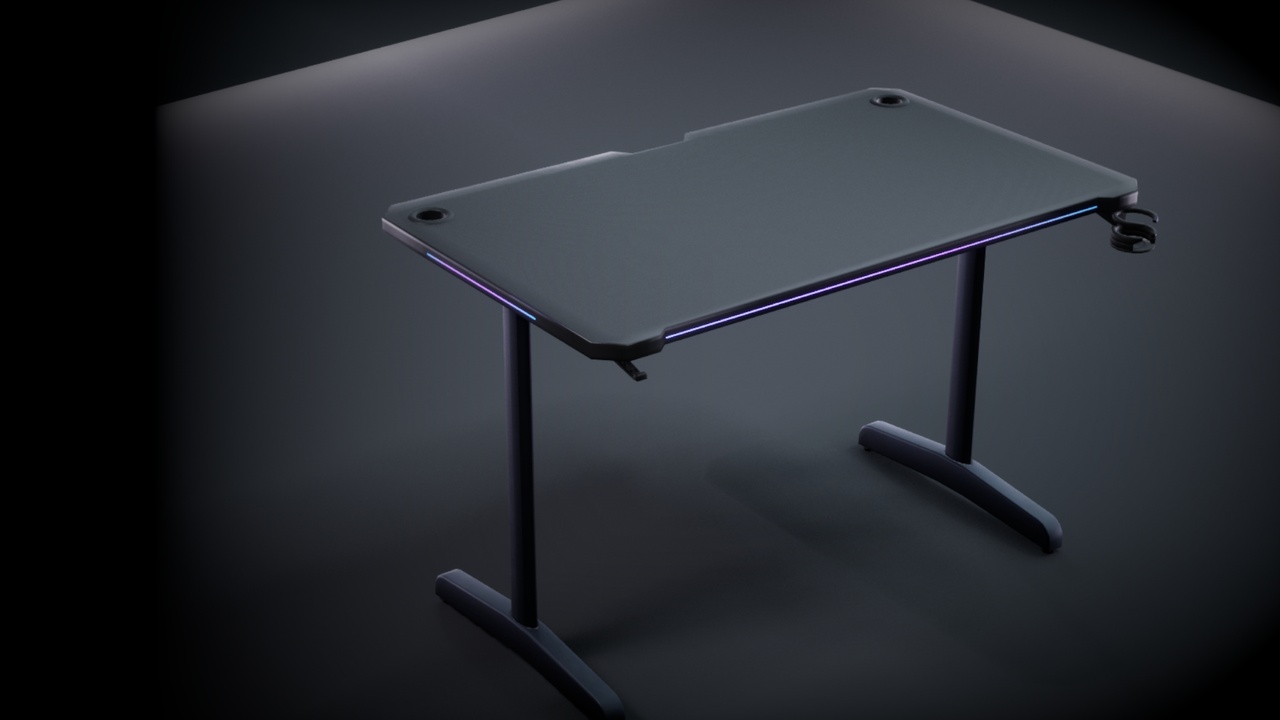 Media 1 for listing Modern RGB Gaming Desk