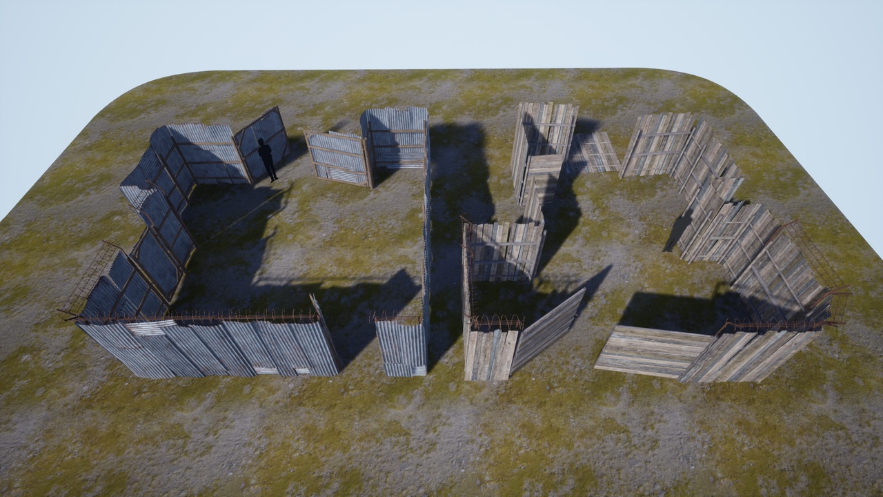 Media 1 for listing Post Apocalyptic Fence