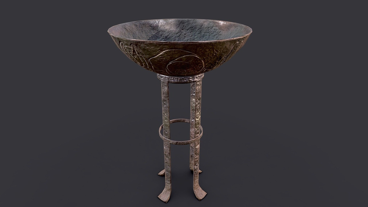 Media 1 for listing Medieval Fire Stand