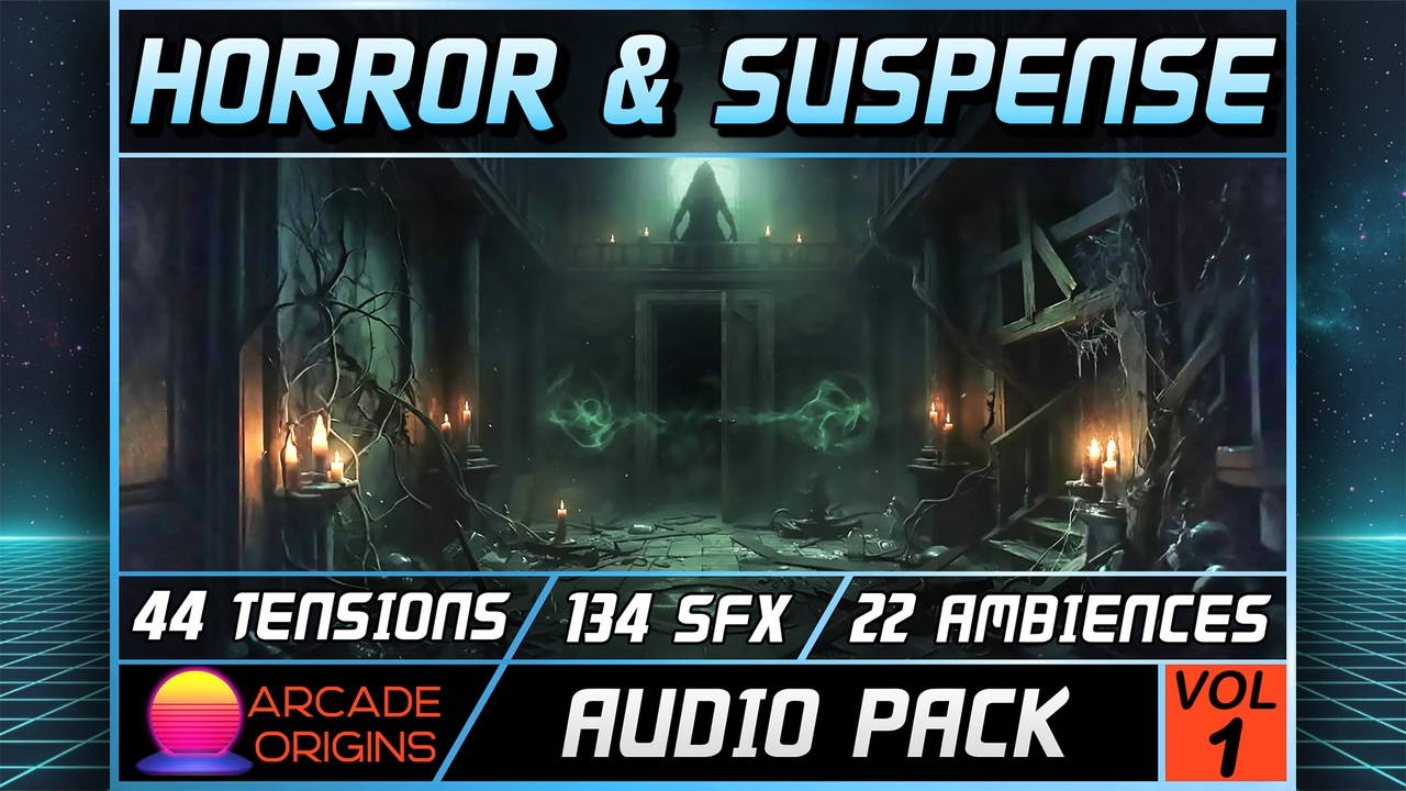 Media 1 for listing Horror & Suspense Audio Pack | SFX & Ambiences | Vol. 1