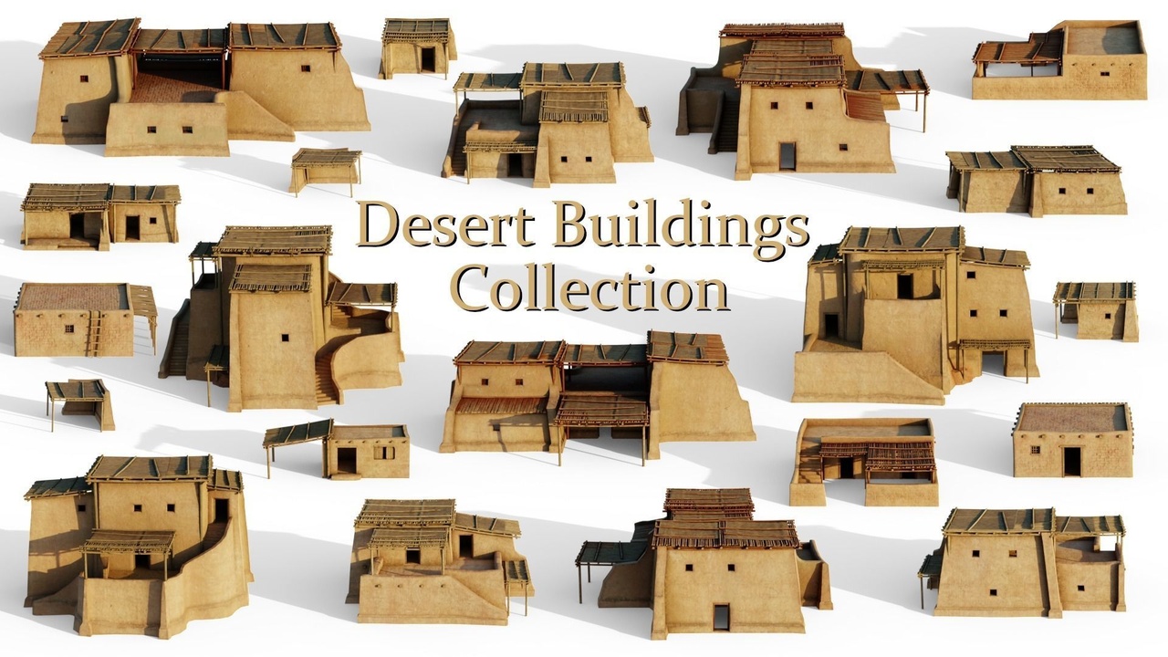 Desert Buildings Collection 제품 등록을 위한 미디어 1개