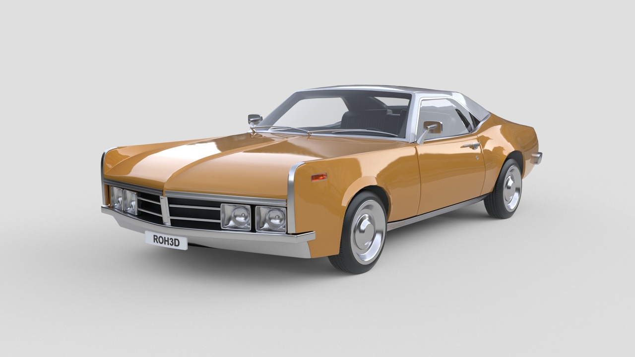 Media 1 for listing Generic 1970s American Muscle Car