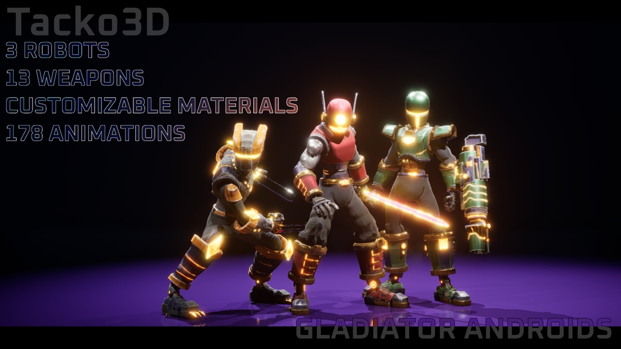 Media 1 for listing Gladiator Androids Pack Z - DEFINITIVE EDITION
