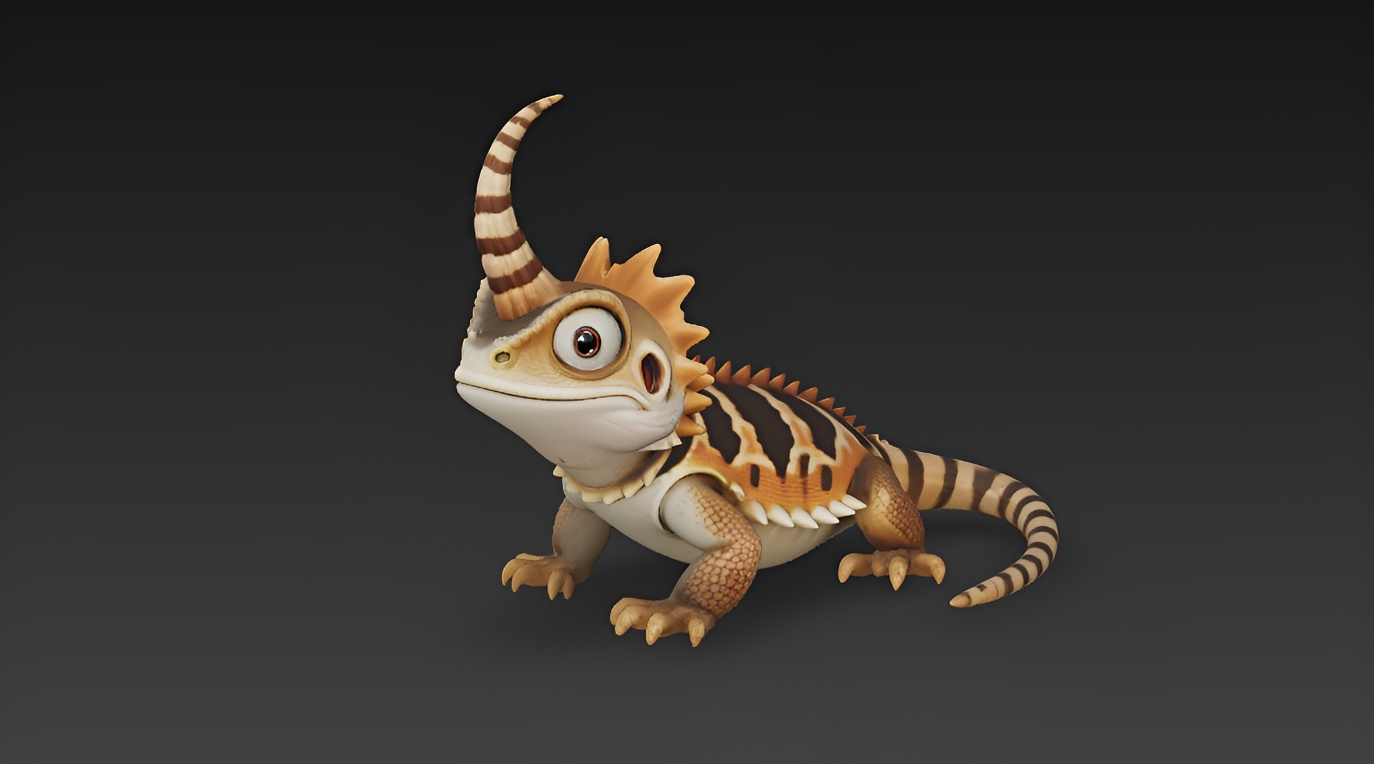 Stylized Rhinoceros Lizard (4K PBR) | Fab