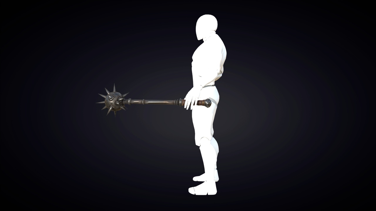 Media 1 for listing Morgenstern Stylized Metal Mace