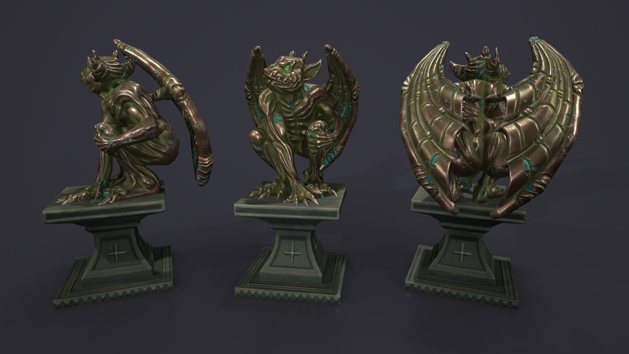 Media 1 for listing Statue Gargoyle